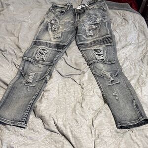 G-Star Distressed Black Men Jeans